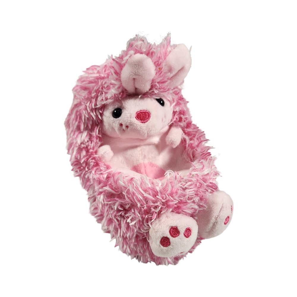 Curlimals Pink Hedgehog Plush Stuffed Animal Toy Easter‎ Spring